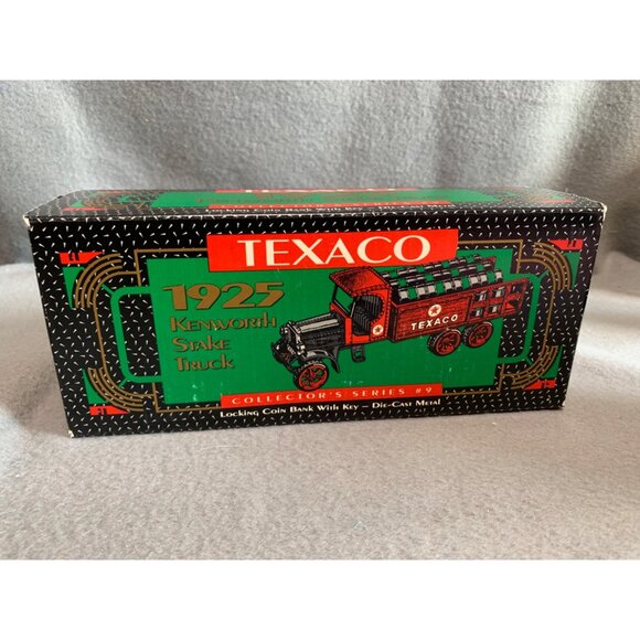 Texaco 1925 Kenworth Stake Truck Barrels Die-Cast Metal Coin Bank Collectors Ser - Picture 10 of 13